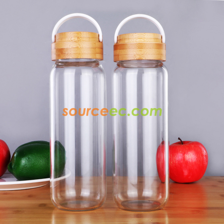 Customization Bamboo Covered Glass Promotional Products