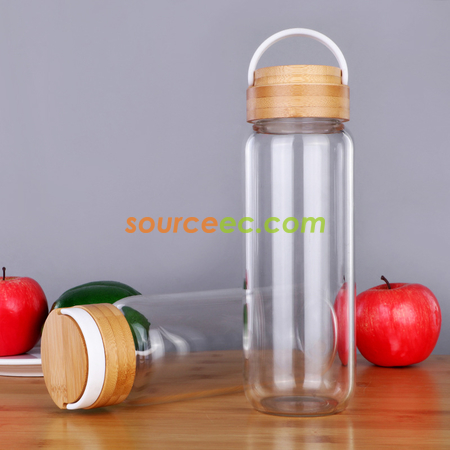 Customization Bamboo Covered Glass Promotional Products