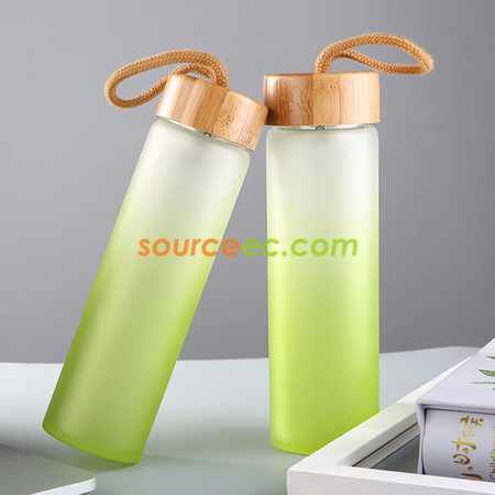 Customization Bamboo Covered Glass Promotional Products
