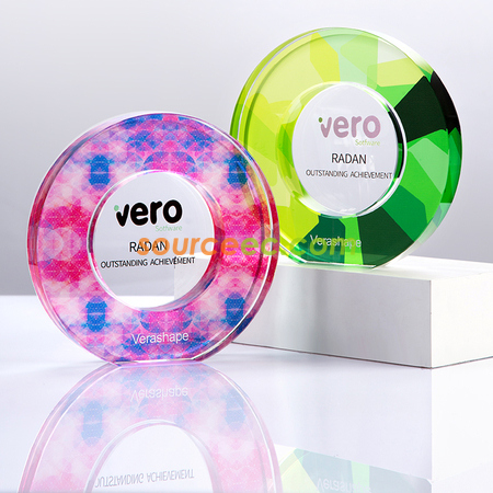 Customization Symphony Round Crystal Promotional Products