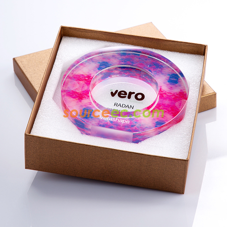 Customization Symphony Round Crystal Promotional Products