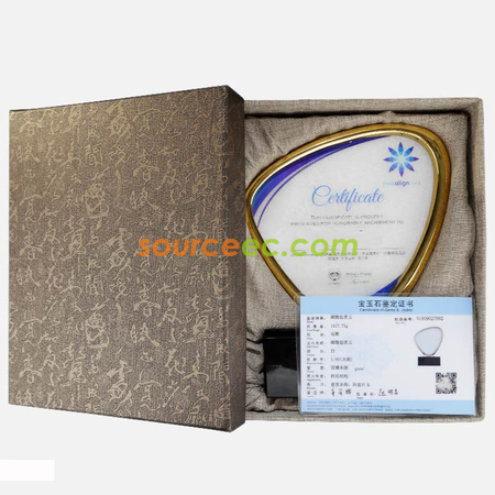 Customization Creative Metal Jade Crystal Trophy Promotional Products