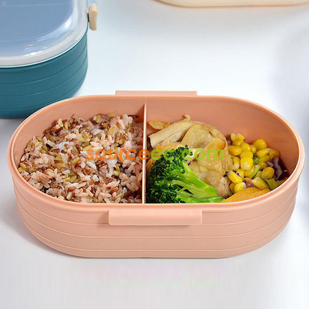 Customization Solid Color 1000ml Large Capacity Lunch box Promotional Products