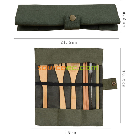 Customization Eco-friendly Tableware with Cotton Bag Promotional Products
