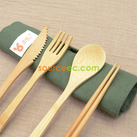 Customization Eco-friendly Tableware with Cotton Bag Promotional Products