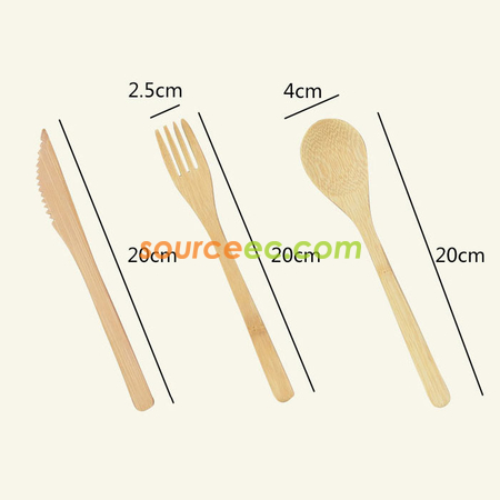 Customization Eco-friendly Tableware with Cotton Bag Promotional Products