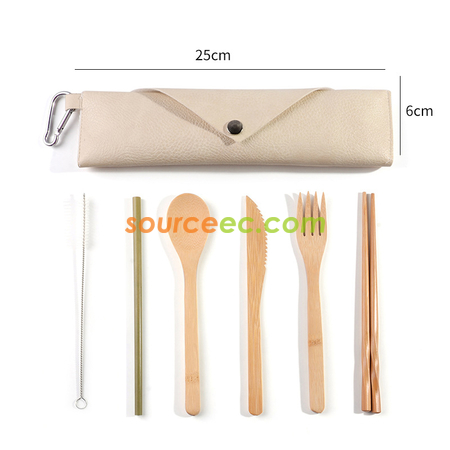 Customization Eco-friendly Tableware with Bag Promotional Products
