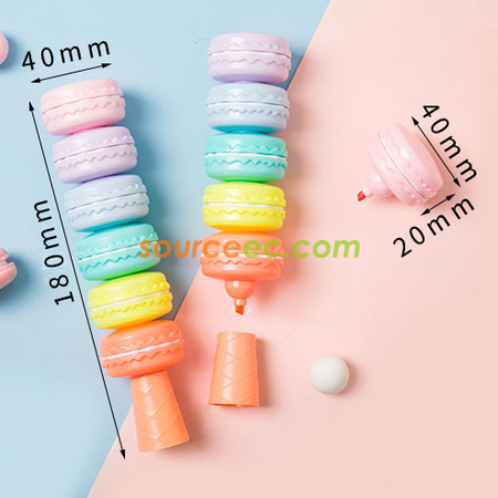 Customization Macaron Highlighter Promotional Products