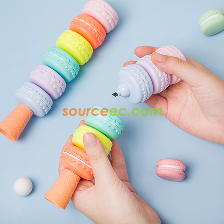 Customization Macaron Highlighter Promotional Products