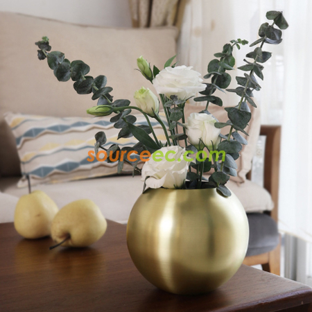 Customization Creative Metal Vase Promotional Products