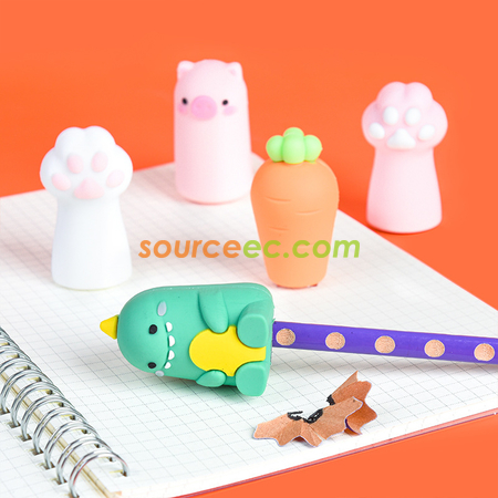 Customization Cartoon Cute Pencil Sharpener Promotional Products