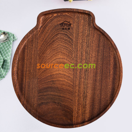 Customization Creative Wooden Dinner Plate Promotional Products