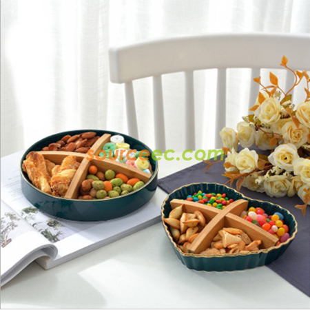 Customization Creative Heart-Shaped Snack Tray Promotional Products