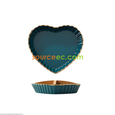 Customization Creative Heart-Shaped Snack Tray Promotional Products