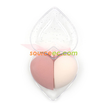 Customization Heart-shaped Make-up Sponge Set Promotional Products