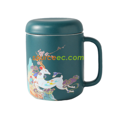Customization Chinese Style Retro Mug Promotional Products