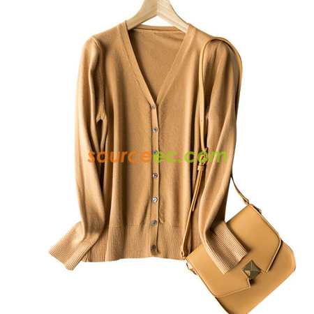 Customization Sweater Knitted V-Neck Jacket (Team Wear) Promotional Products
