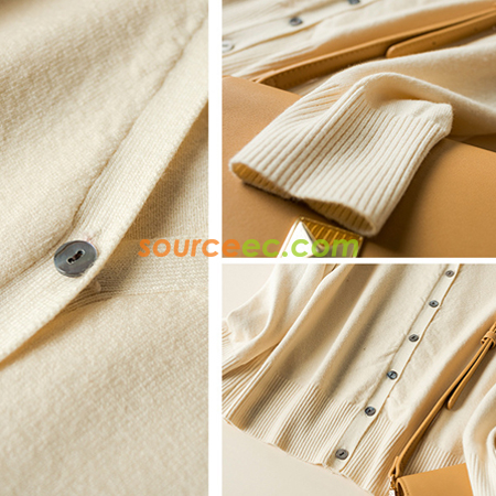 Customization Sweater Knitted V-Neck Jacket (Team Wear) Promotional Products