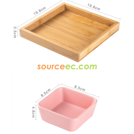 Customization Square Snack Plate Promotional Products