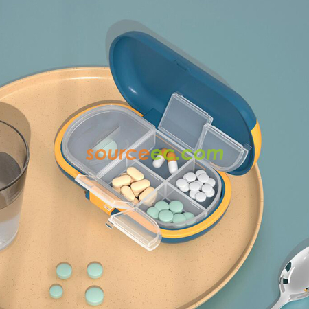 Customization Portable Large-Capacity Storage Pill Box Promotional Products