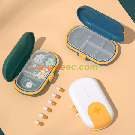 Customization Portable Large-Capacity Storage Pill Box Promotional Products