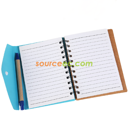 Customization Coil Loose Leaf Kraft Notebook Promotional Products