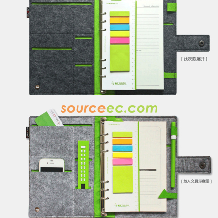 Customization Felt Notebook Promotional Products