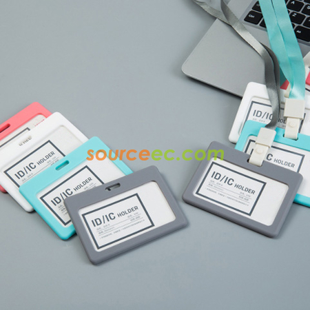 Customization Silicone Badge Holder Promotional Products