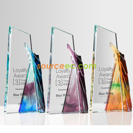 Customization Crystal Glass Design Creative Trophy Promotional Products