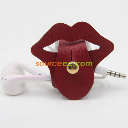 Customization Winder PU Cable Organizer Promotional Products
