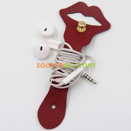 Customization Winder PU Cable Organizer Promotional Products