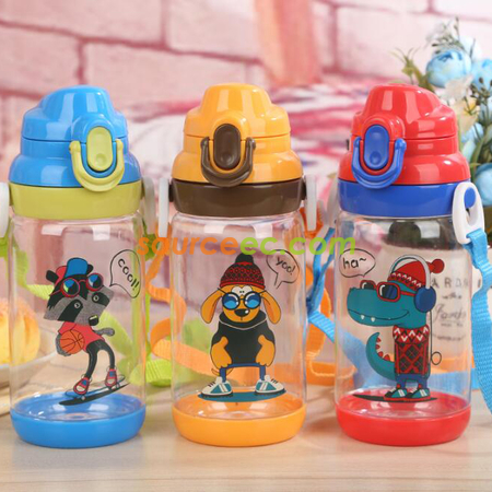 Customization 600ML Drop-Proof Children's Straw Cup Promotional Products