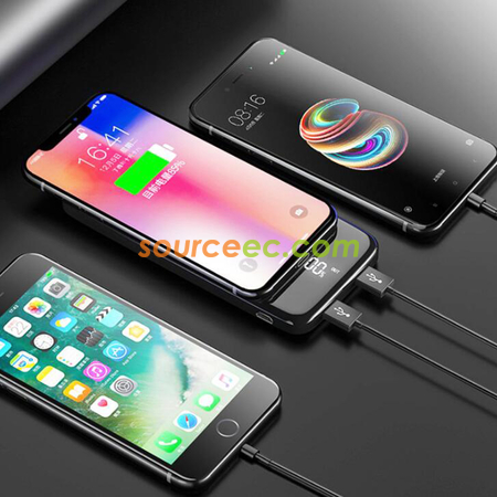 Customization 10000MAH Mirror Wireless Power Bank Promotional Products