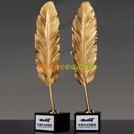 Pure Copper A Unique Metal Crystal Trophy