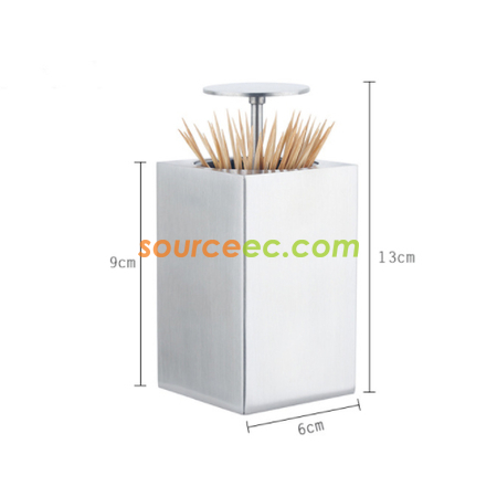 Customization Stainless Steel Portable Toothpick Bucket Promotional Products