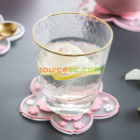 Customization Sakura PVC Heat Insulation Pad Promotional Products