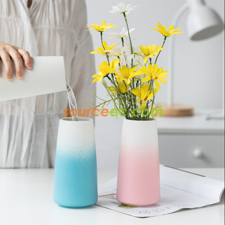 Customization Frosted Simple Ceramic Vase Promotional Products