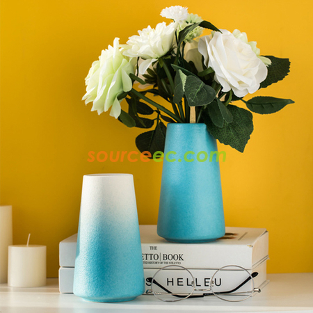 Customization Frosted Simple Ceramic Vase Promotional Products