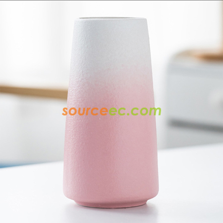 Customization Frosted Simple Ceramic Vase Promotional Products
