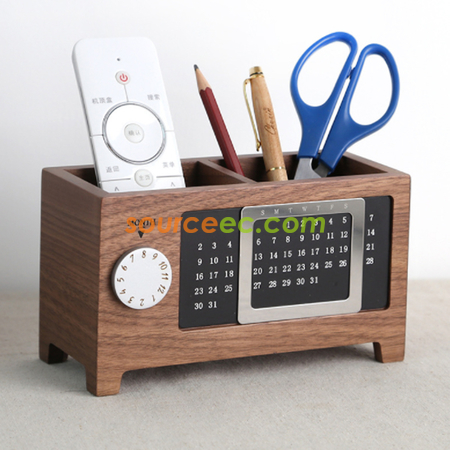 Customization Pen Holder With Calendar Promotional Products
