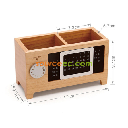 Customization Pen Holder With Calendar Promotional Products
