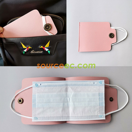 Customization PU Mask Storage Clip Promotional Products