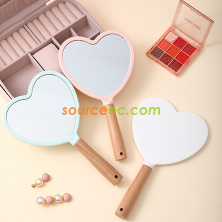 Customization Wooden Makeup Mirror Promotional Products