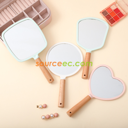 Customization Wooden Makeup Mirror Promotional Products