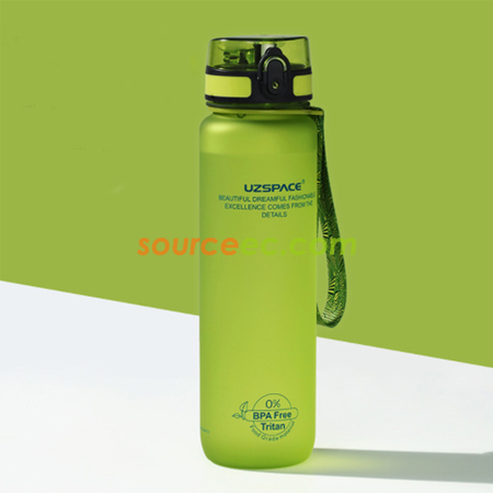 Customization 1000ML Frosted Portable Water Bottle Promotional Products