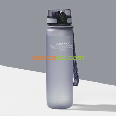 Customization 1000ML Frosted Portable Water Bottle Promotional Products