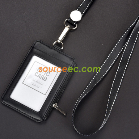 Customization Leather Zipper Card Holder Promotional Products