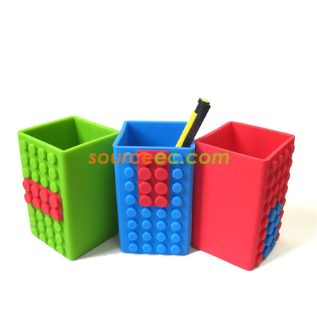 Customization Building Block Silicone Stationery Set Promotional Products