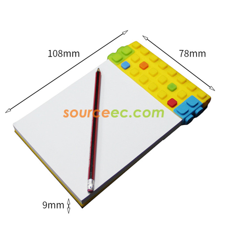 Customization Notebook with Block Silicone Cover Promotional Products