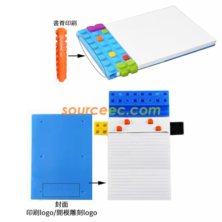 Customization Notebook with Block Silicone Cover Promotional Products